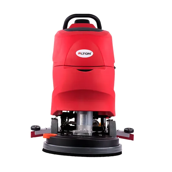 Profession Hand Push Floor Cleaning Machine Electric Washing Equipment Commercial 24V Battery Power Electric Industrial Floor Scrubber